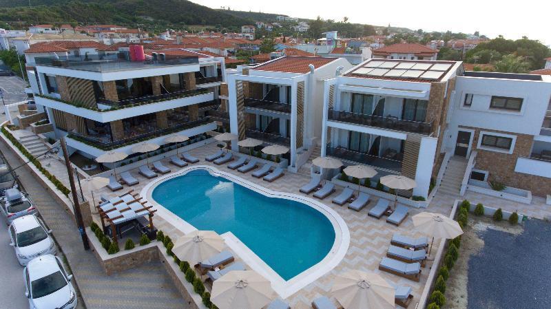 Agnes Deluxe Hotel Pefkochori Buitenkant foto